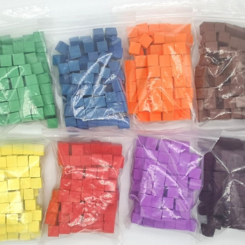 Board Game Impostor - 100 Teile/lose 10mm Holz Würfel Bunte