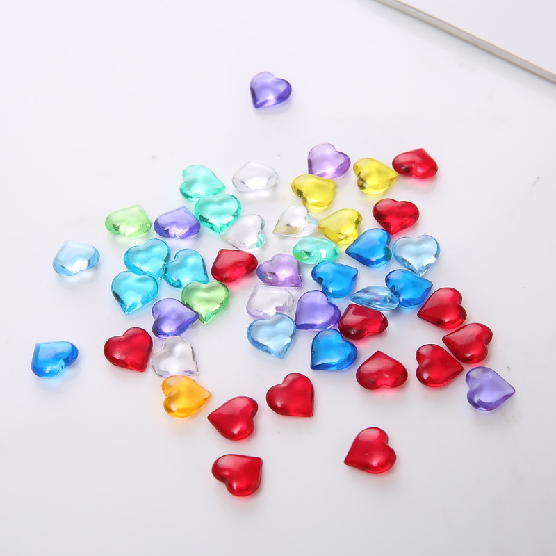 Board Game Impostor - 100PCS 10*4mm Herz Form Acryl Transparent