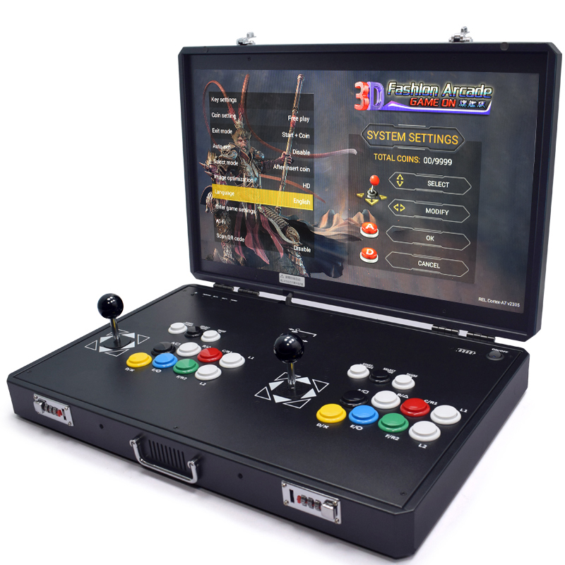 Board Game Online - Pandora h3 24-Zoll-LCD-Arcade-Konsole, Spiele, 2-Spieler-Platine, Retro-Video,