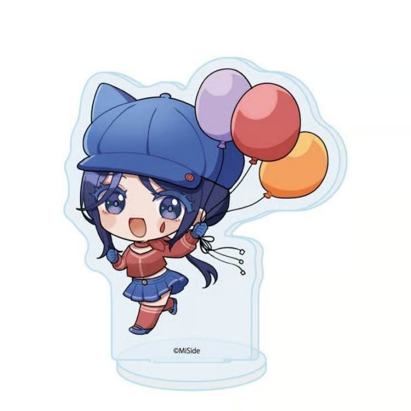 Board Game Store - Anime-Spiel MiSide Figur Cosplay Acryl-Standdisplay Schlüsselanhänger
