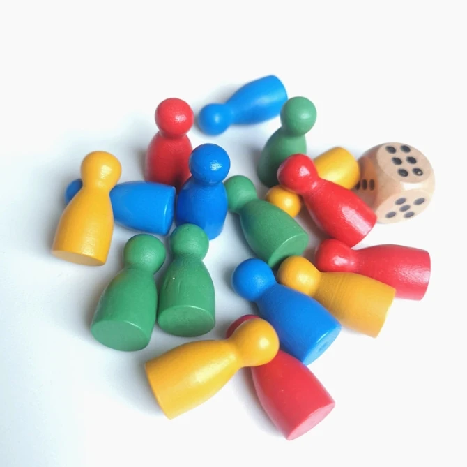 100 Stück bunte Holz-Schachmar – Board Game Impostor Bewertung und Preis