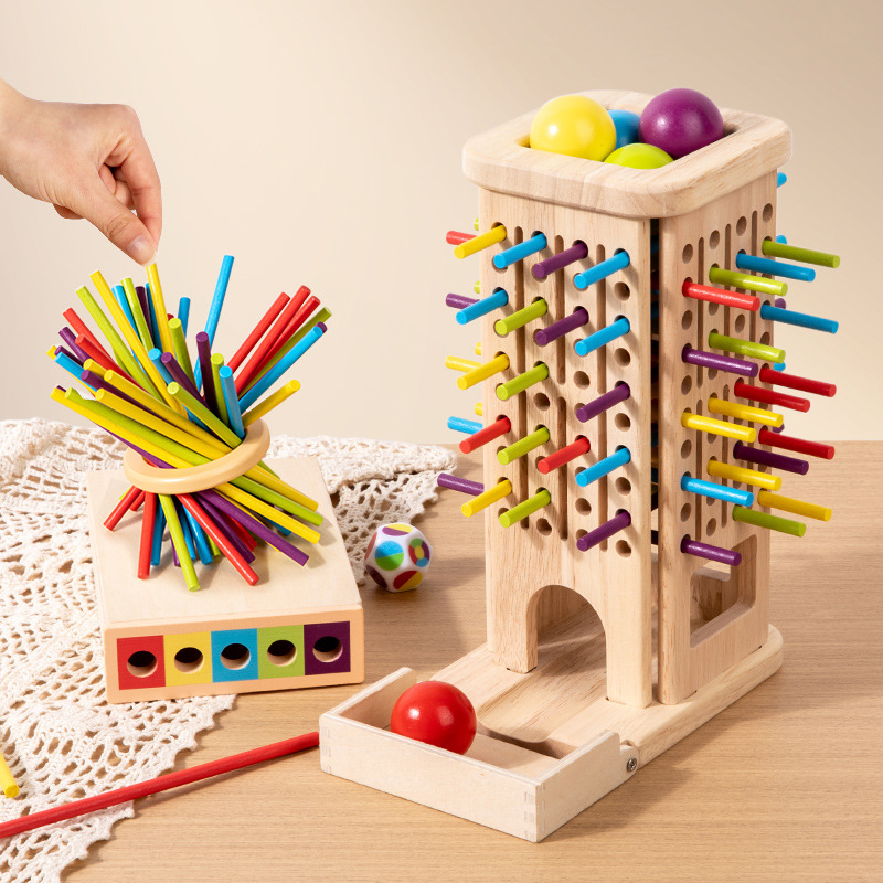 Montessori Spiel Holz Stick Tu – Dice Tower Wooden Bewertung und Preis