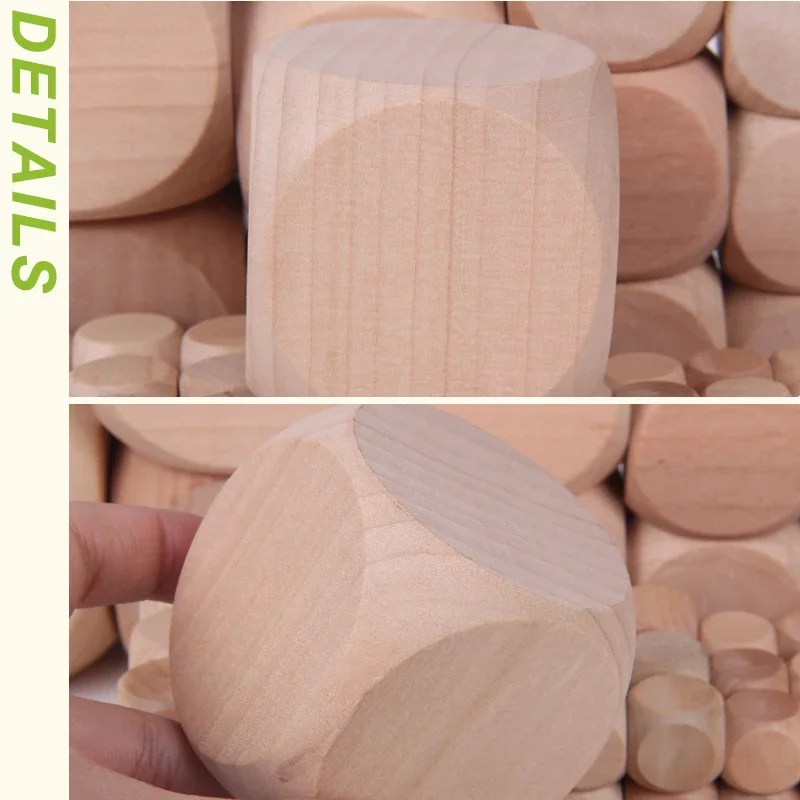 10 teile/los D6 6 Seitige Blan – Dice Tower Wooden Bewertung und Preis